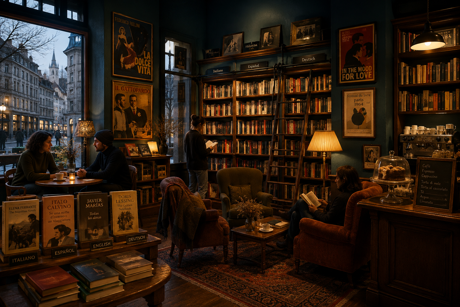 Il bookshop e caffè di Casa Donatalina
